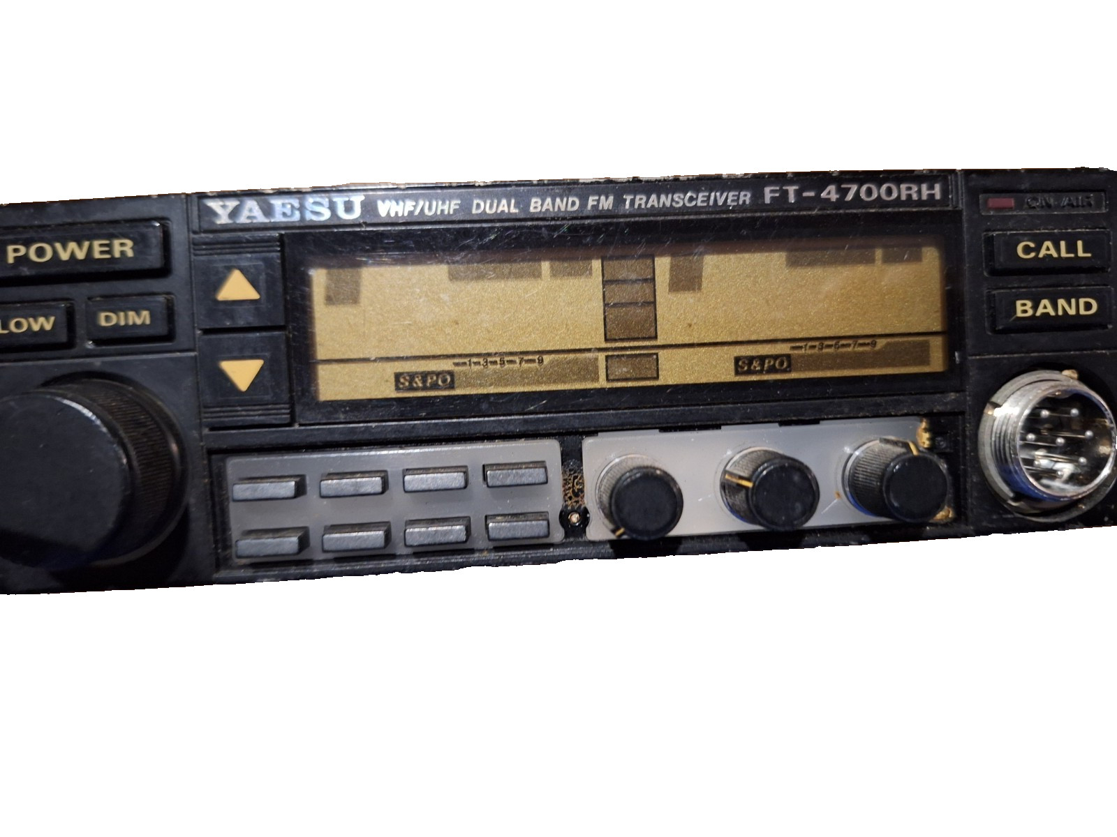 YAESU FT-4700RH  DUAL BAND   VHF/UHF FM TRANSCEIVER WITH MANUAL
