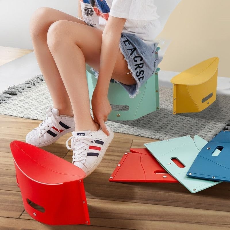 Folding Portable Camping Hiking Stool with Handbag Function - Lightweight Col...