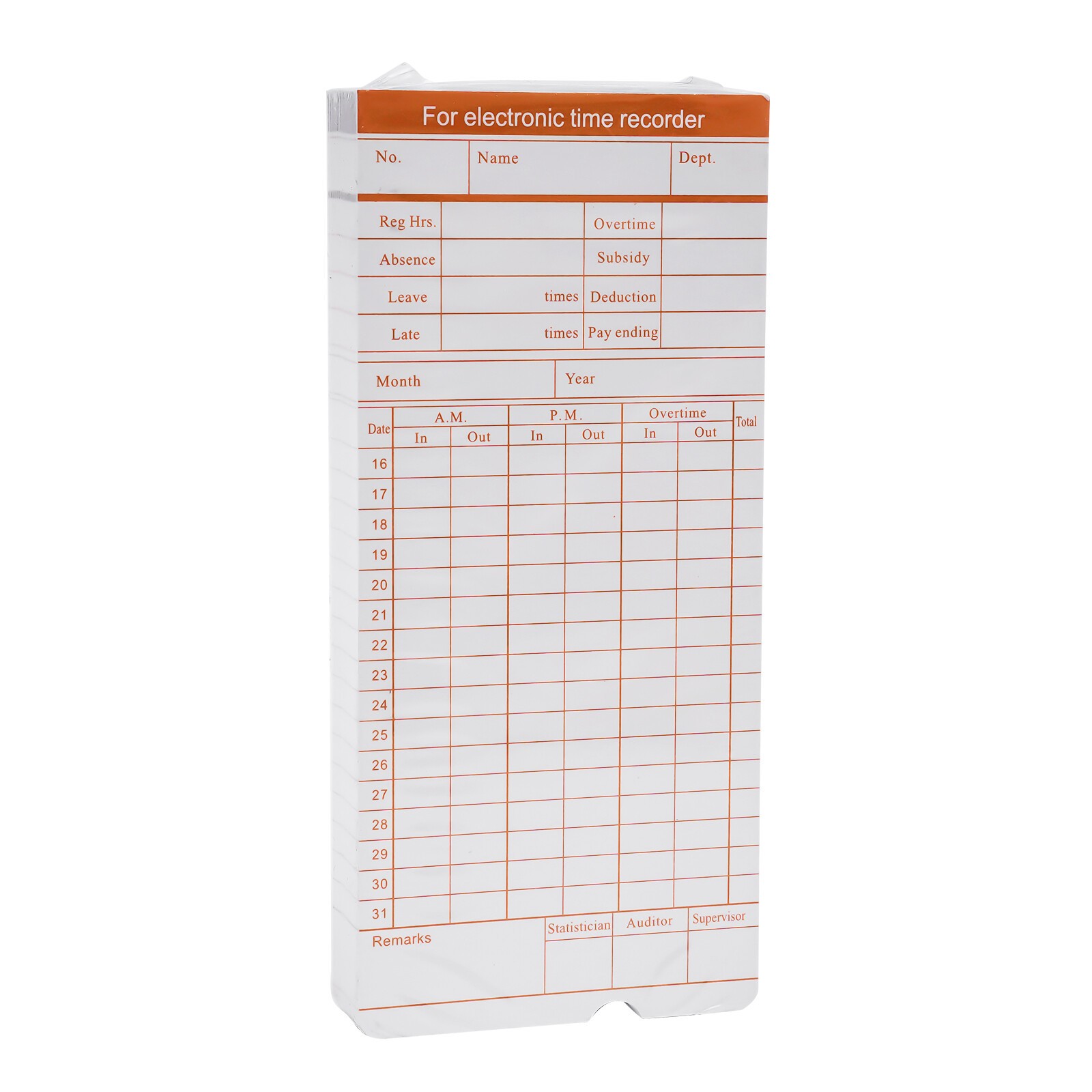 Pyramid Time System Model With 50 Cards, Starter Time Clock Bundle, Lcd Display