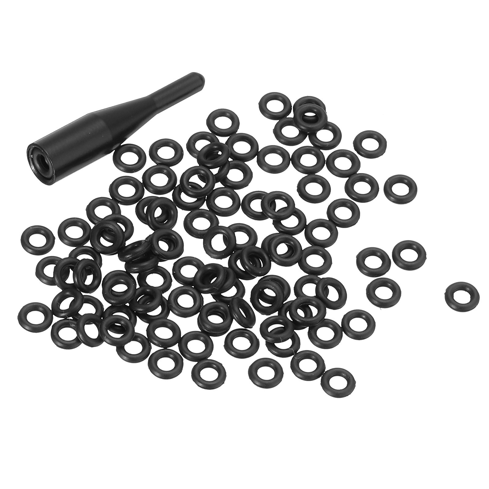 300Pcs 2BA Dart Shaft Rubber O-Rings with Applicator Tool, Black