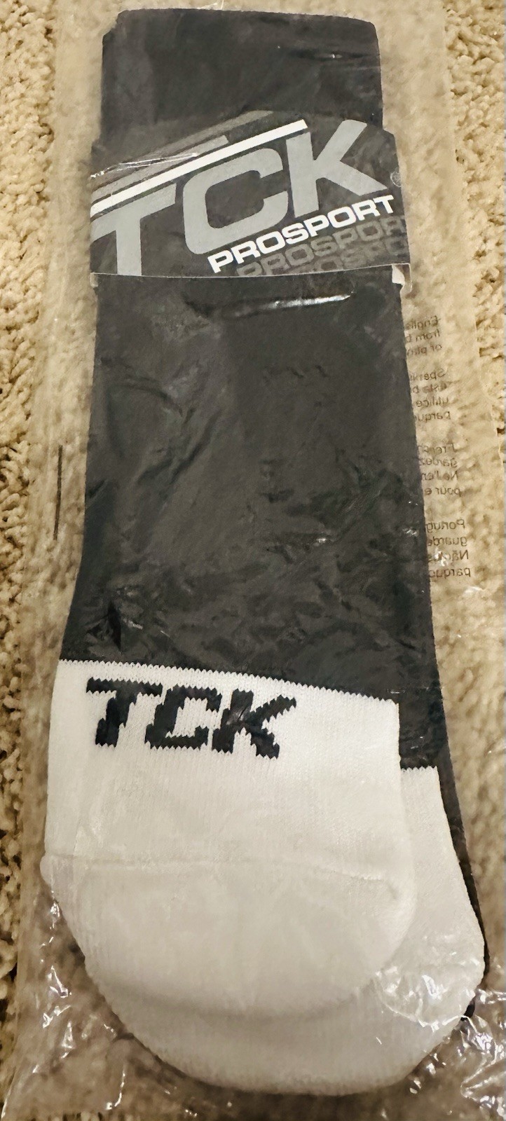 TCK Baseball Socks (Black, Men’s Size Medium)