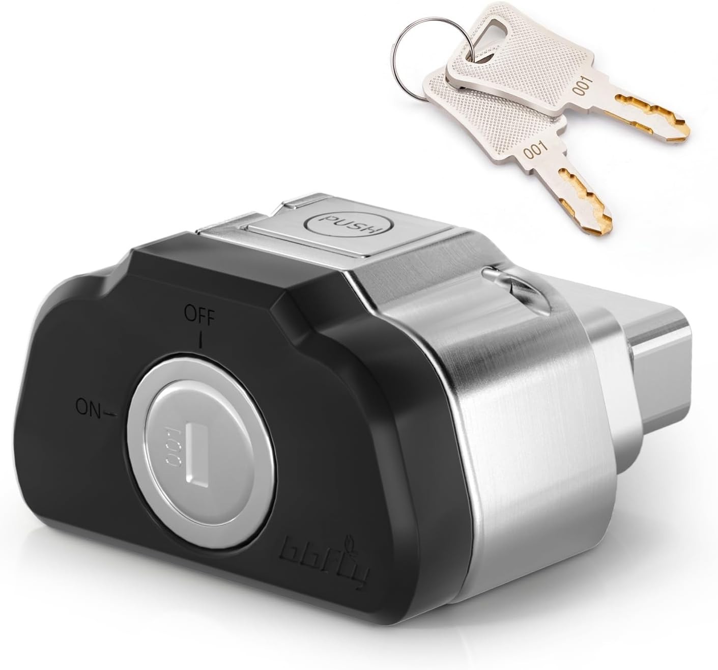 bbfly-K01 OBD2 Lock, OBD Port Lock Anti-Theft Device, Car Silver