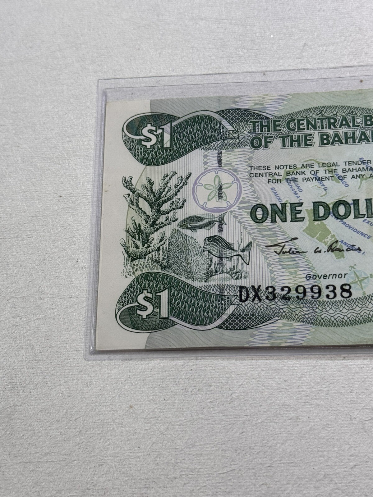 2002 Bahamas 1 Dollar Banknote P# 70