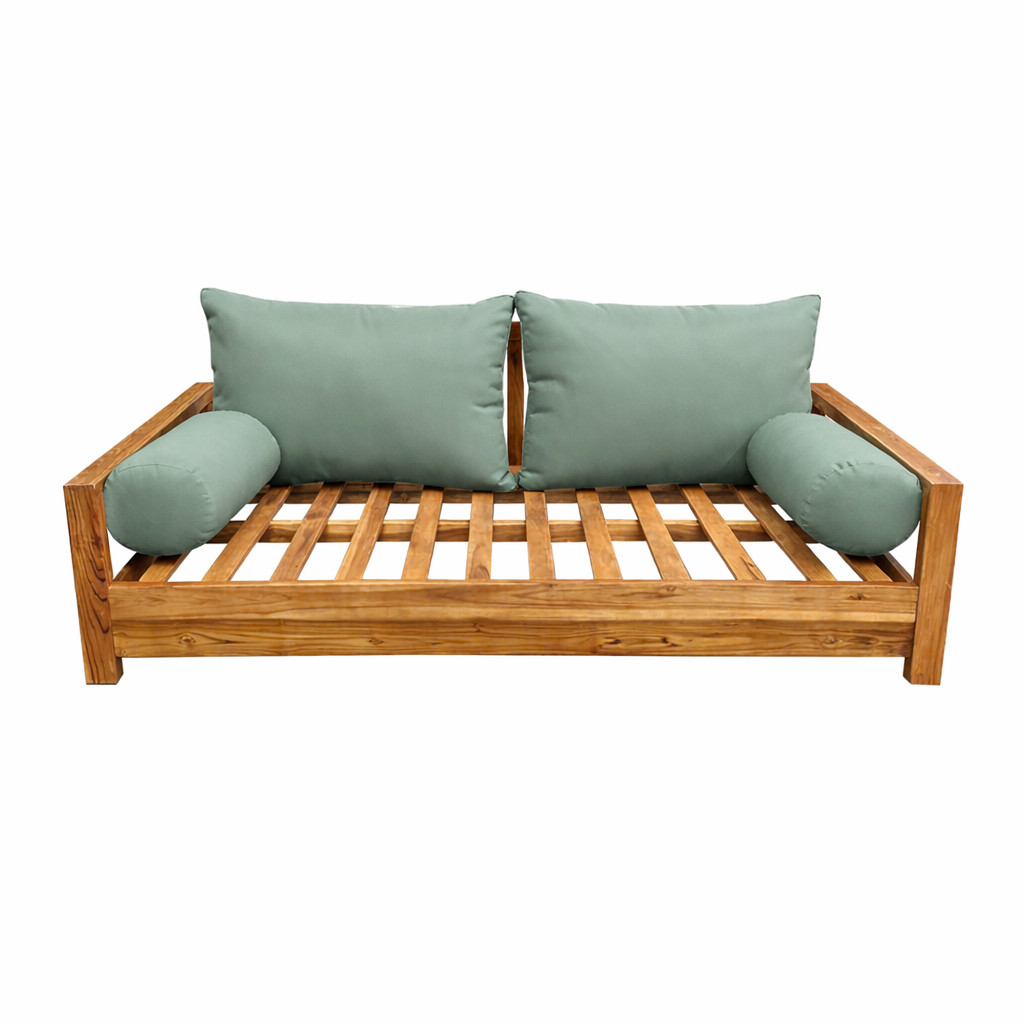 |COVER ONLY| STYLE 2 Twin Bolster Pillow Daybed Porch Swing Knife Edge AD002