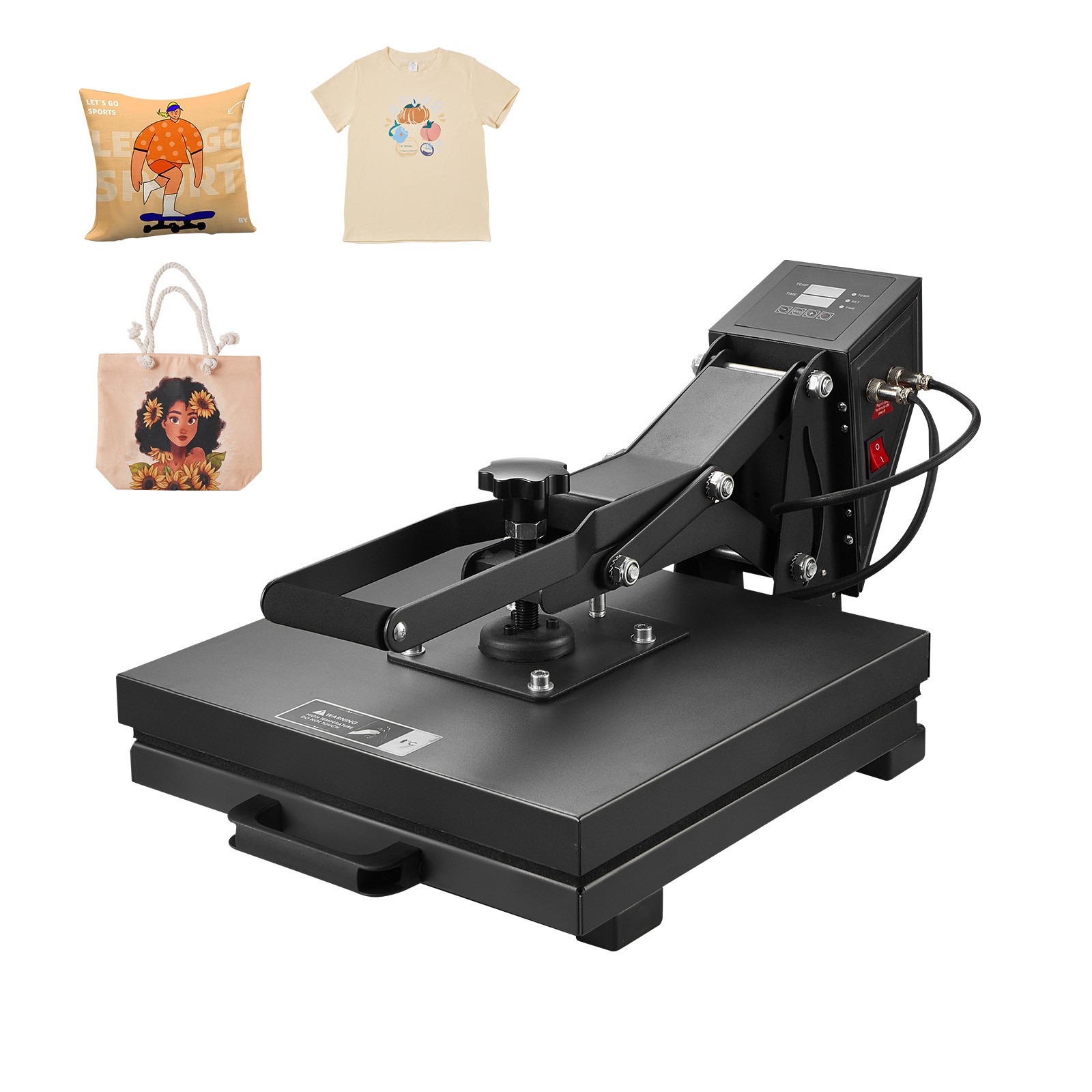 15x15 Sublimation Heat Press Machine w/ Digital Display