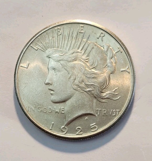 1925  Silver Peace Dollar