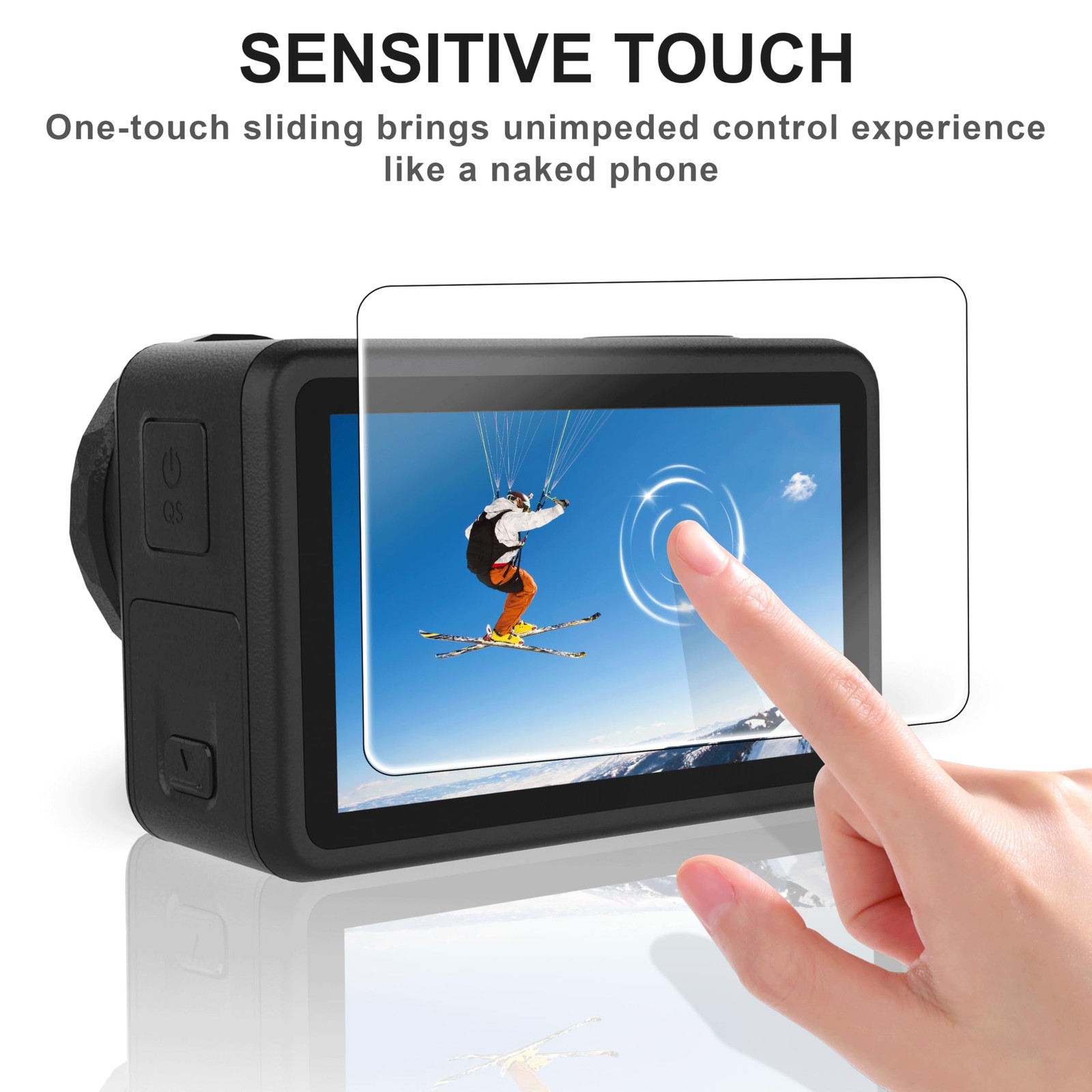 OKFUN 9PCS(3Sets) Screen Protector for DJI Osmo Action 5 Pro,Tempered Glass...