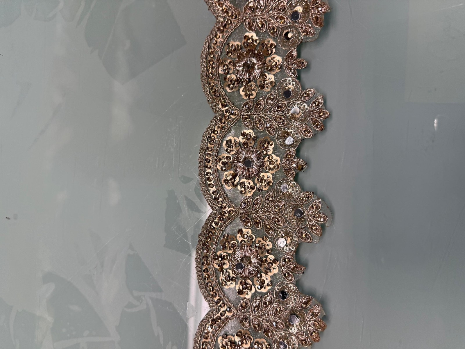 Sequin Gold Trim