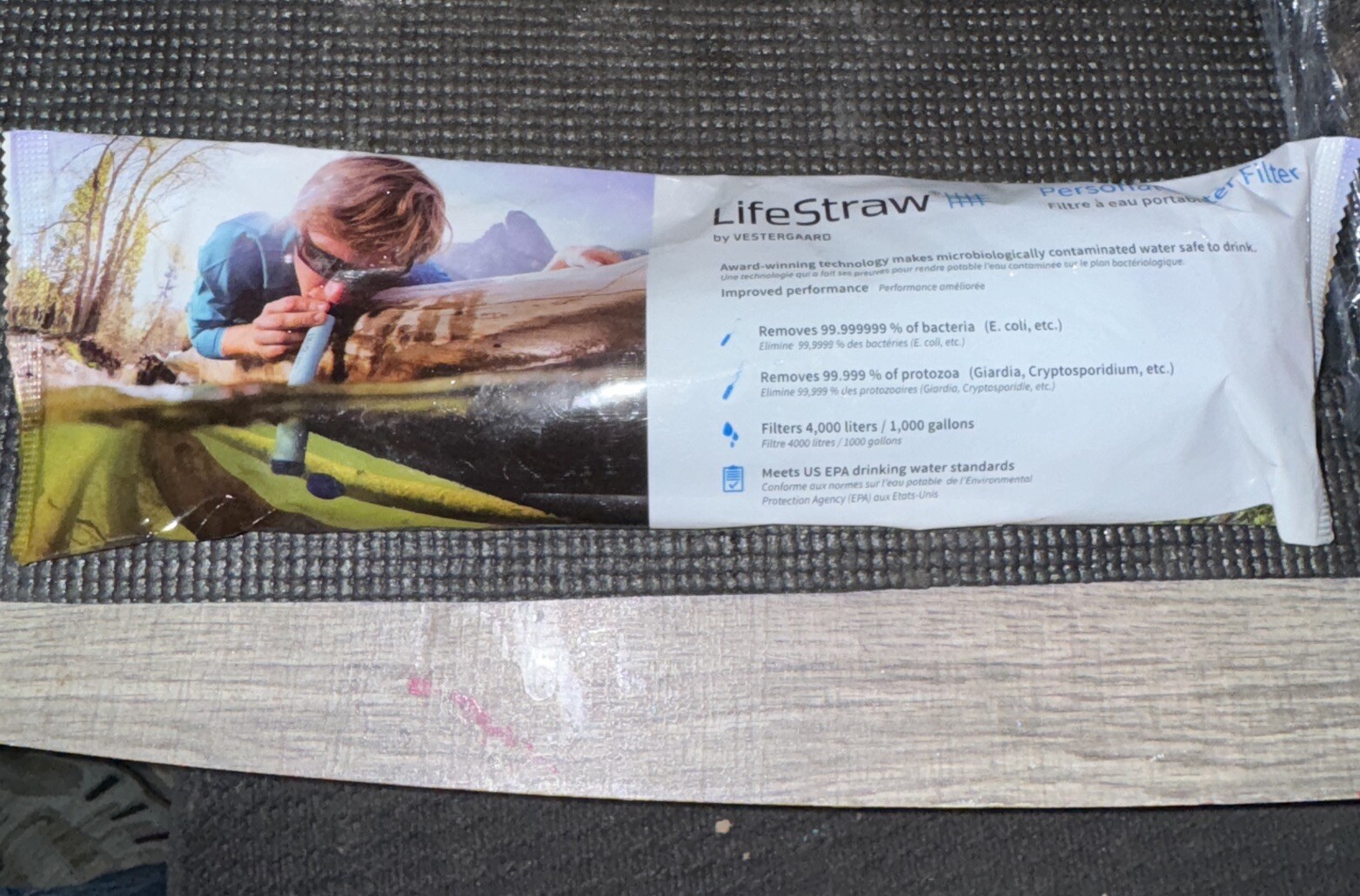 Lifestraw LSPHF017 Portable Personal Emergency Water Filter Purifier