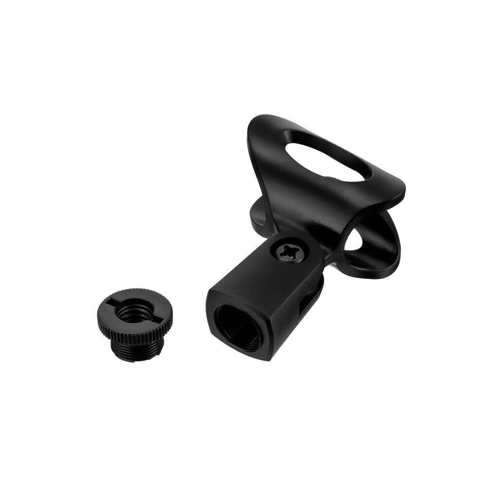 4× Universal 180° Microphone Clips Clamp Holder For Wired/ Wireless Mic Stand US