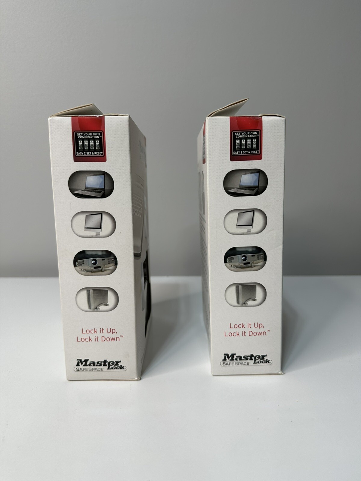 Lot of 2 Master Locks Safe Space Computer Combination Lock New
