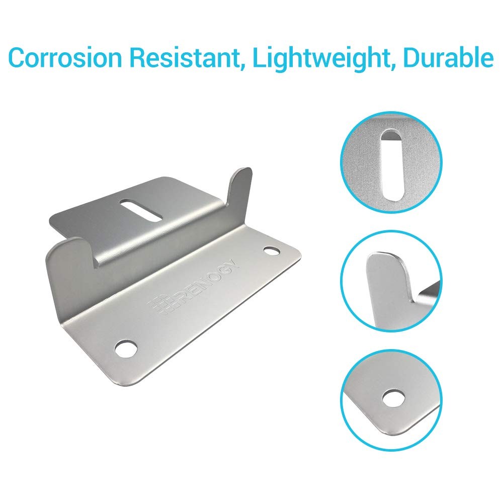 Renogy 2 Sets Solar Panel Mounting Z Brackets 2 Z Bracket, 2 Count