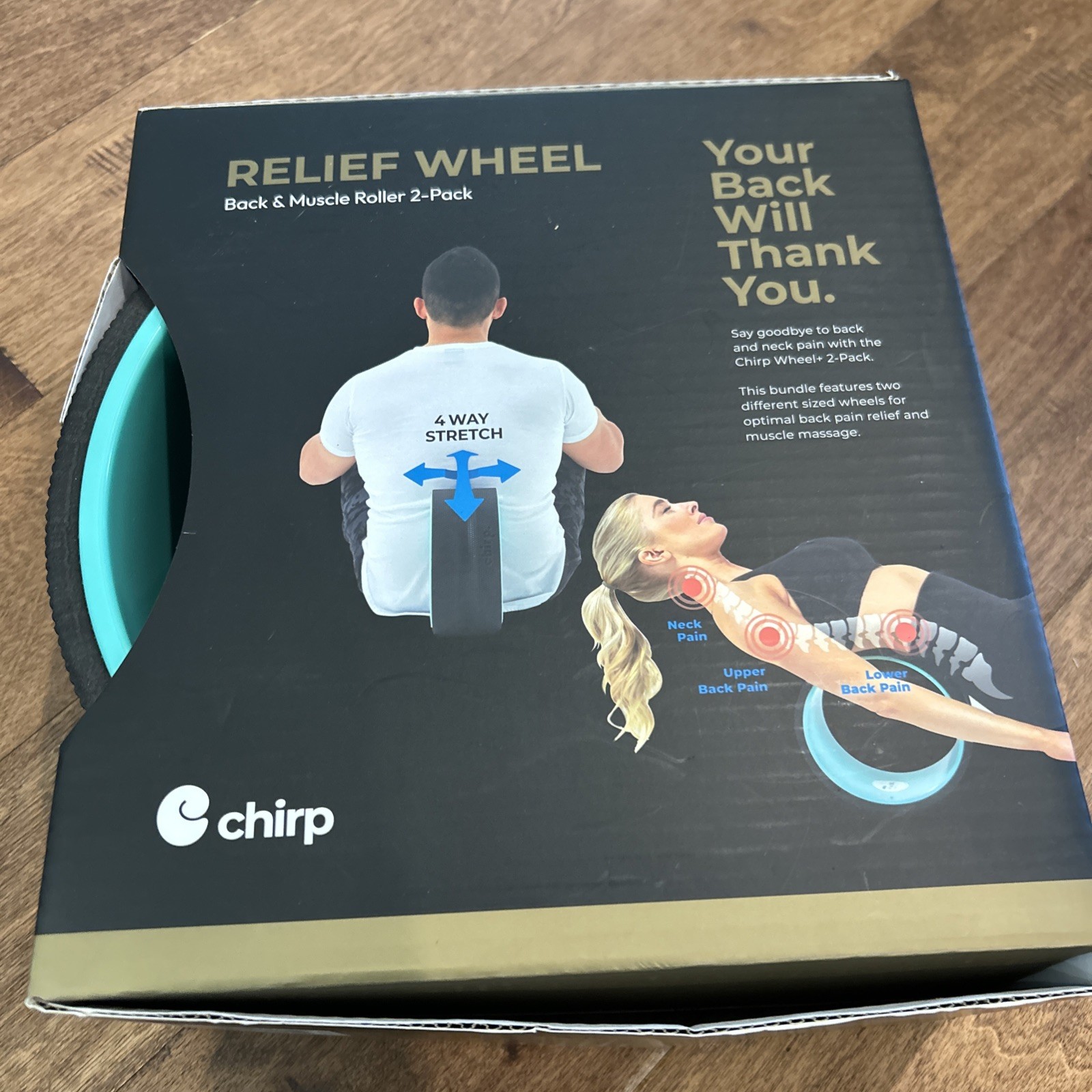 CHIRP RELIEF WHEEL Back & Muscles 2 Pack 6” & 10”