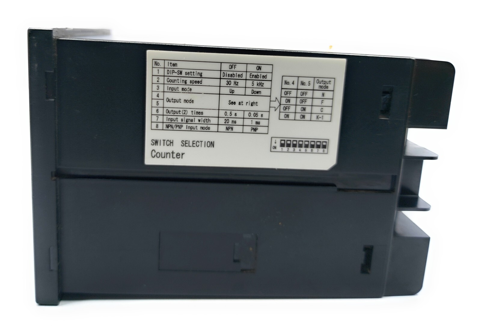 Omron Counter H7BX-A Switch Selection 100-240VAC 50/60Hz