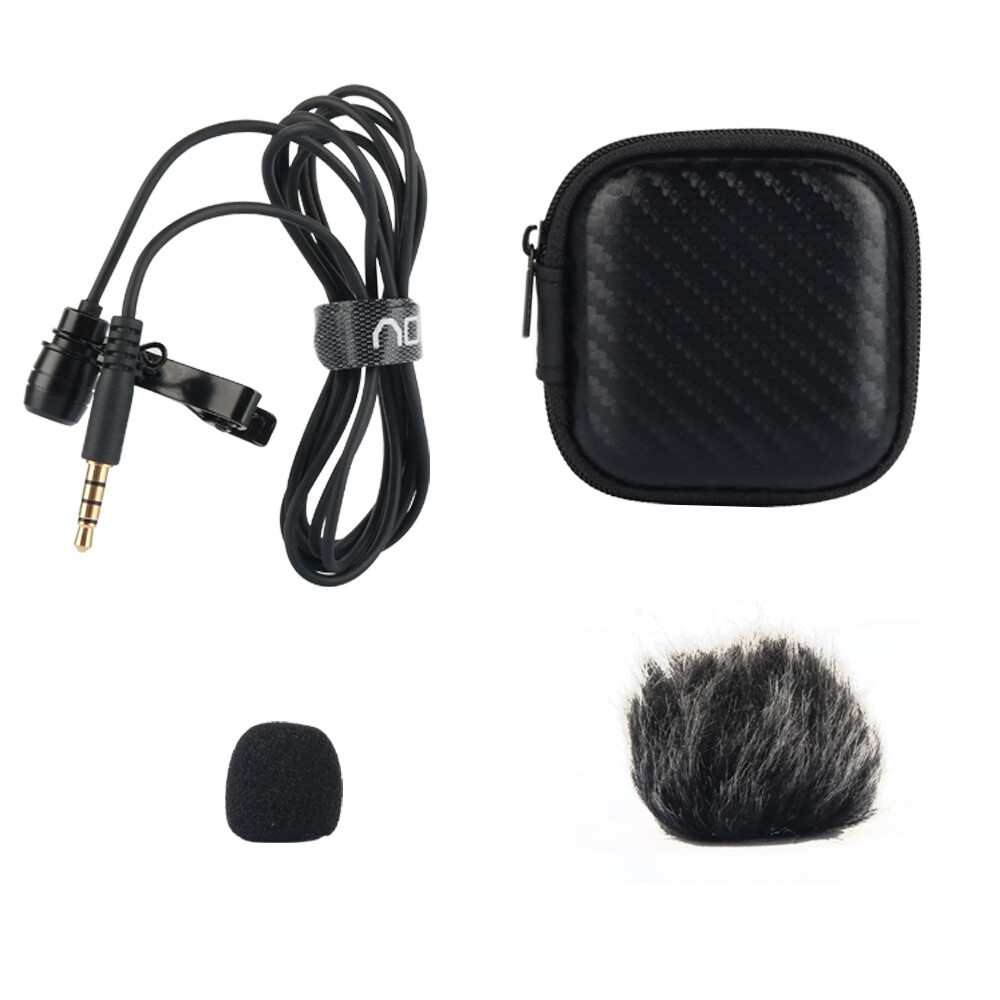 Fomito Micmov Professional Lavalier Lapel Omnidirectional Condenser Microphone