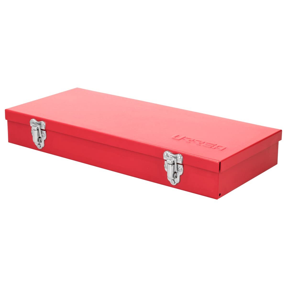 URREA Metal Tool Box - 15" x 6.7" x 2.2" Tool Storage/Organization Box with 24