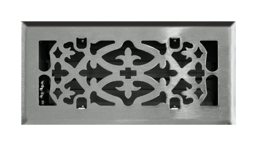 Truaire C164-OSN 04X10(Duct Opening Measurements) Decorative Floor Grille 4-Inch