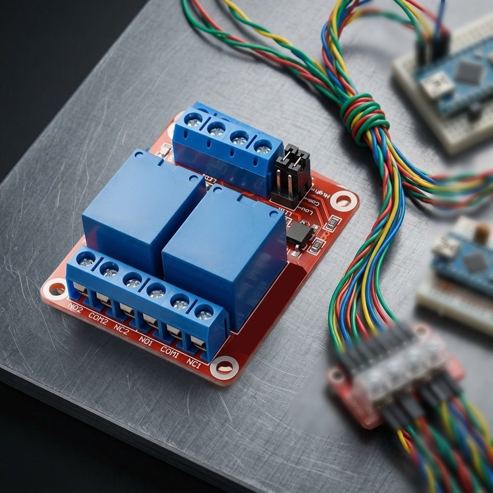 4-Channel 12V Switch Board with Optocoupler Isolation 4pcs for Microcontroller