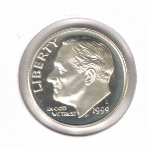 1999-S San Francisco Silver Proof Roosevelt Dime Coin!