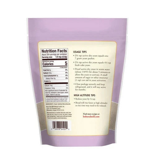 Bobs Red Mill, Active Dry Yeast, 8 Oz