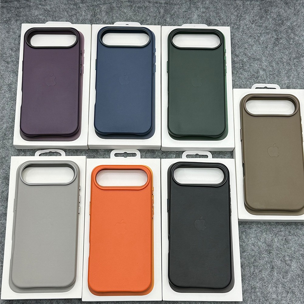 For iPhone 17 Air Original Leather Phone Case With MagSafe