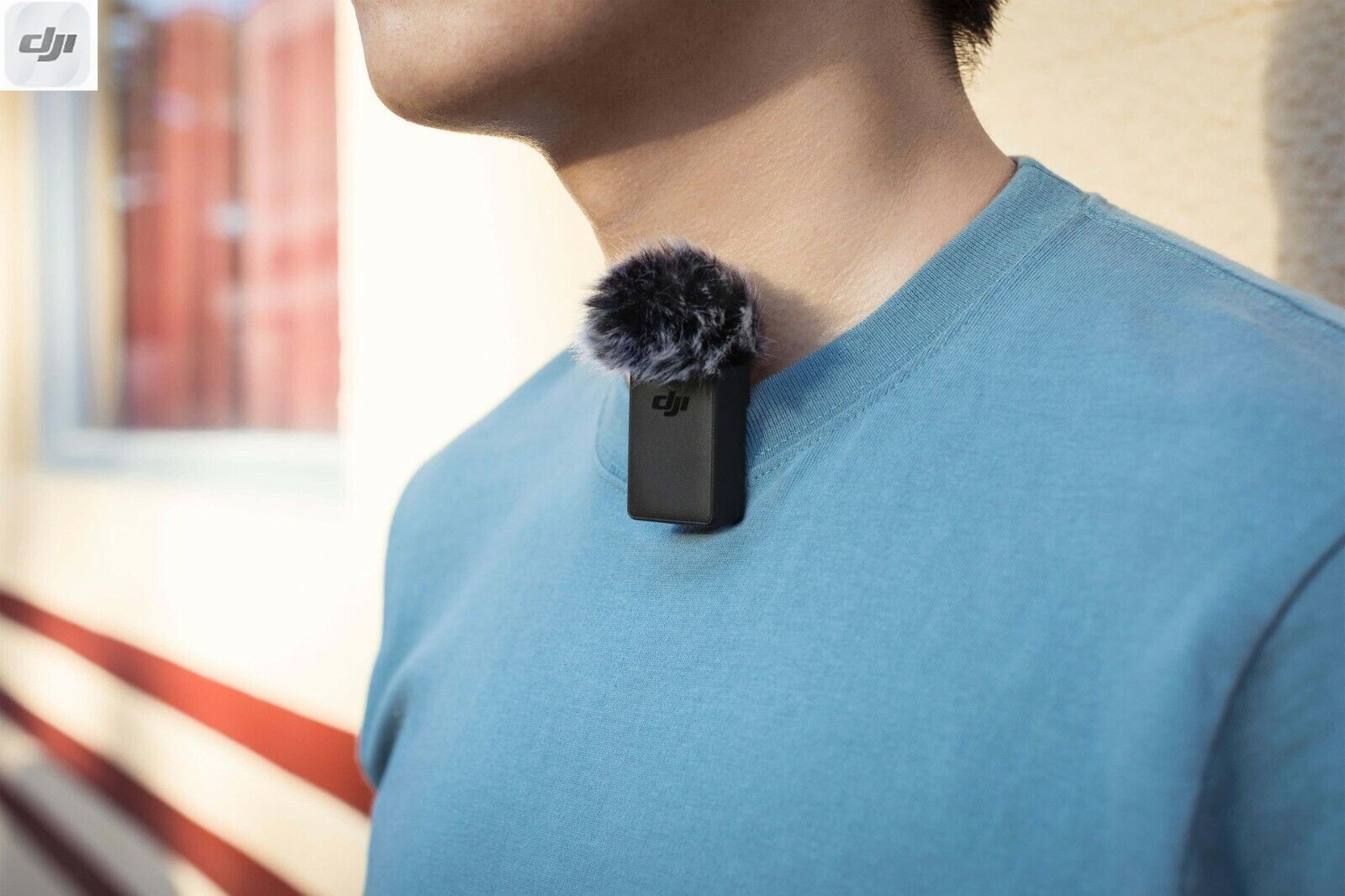 Original DJI Pocket 2 Wireless Microphone Transmitter with Windscreen (2.4GHz)