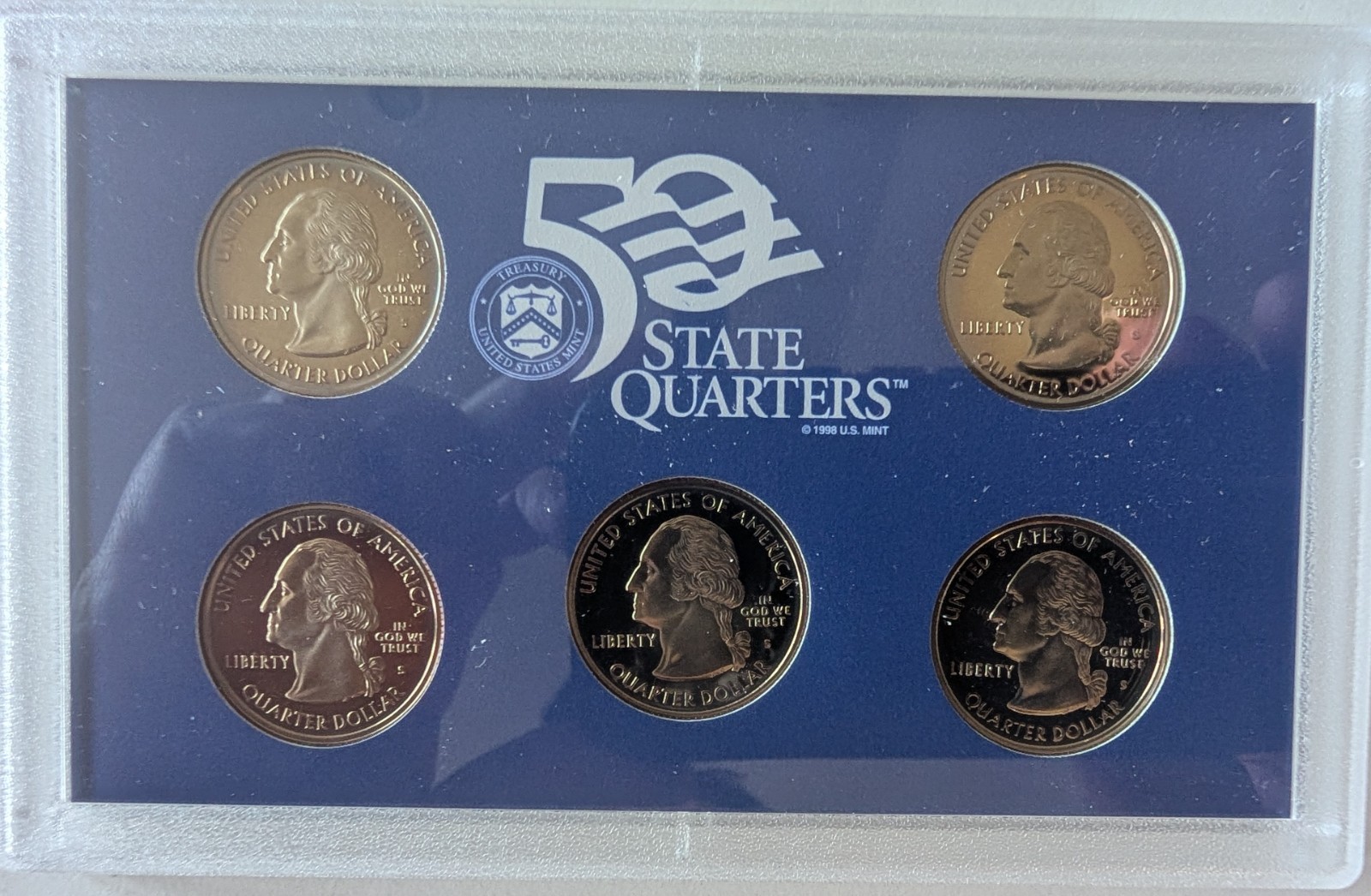 1999 Clad Proof Set U.S. Mint Original Government Packaging OGP COA