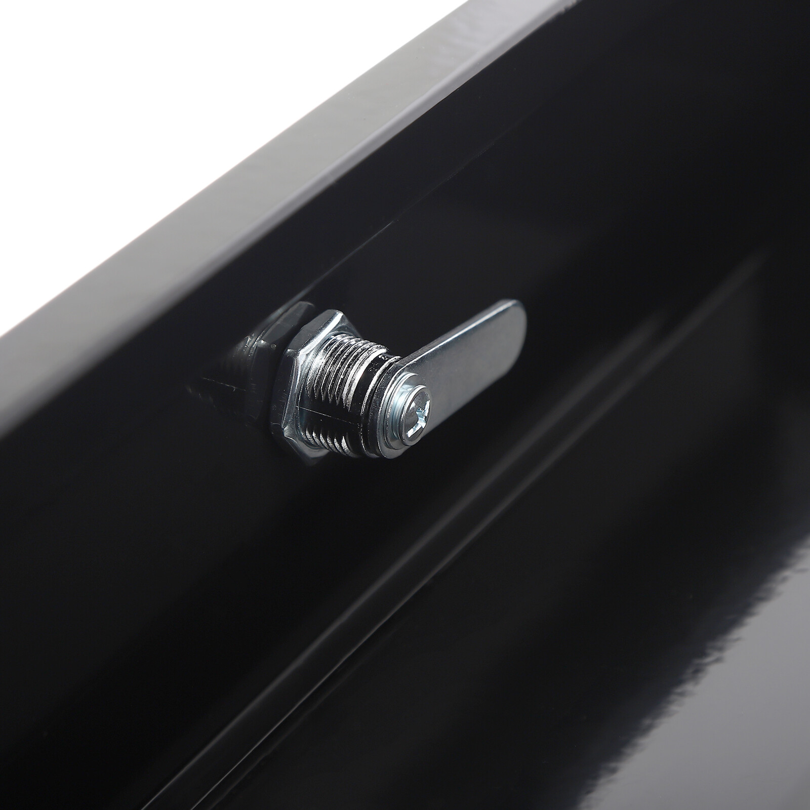 Under-Desk Slide-Out Lockable Drawer Black 45 × 31 × 9.9 cm