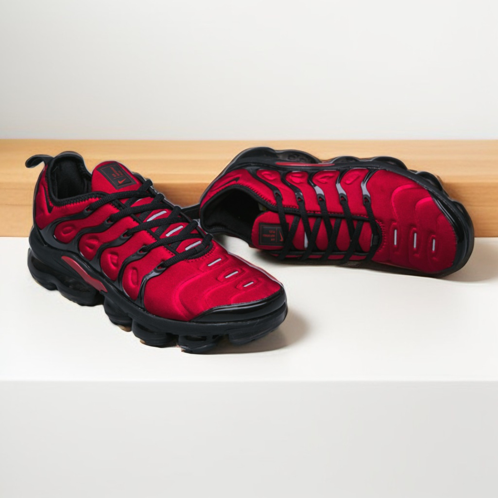 Size 7-12 NEW Nike Vapormax Plus TN Dark Red Men's Shoes free shipping