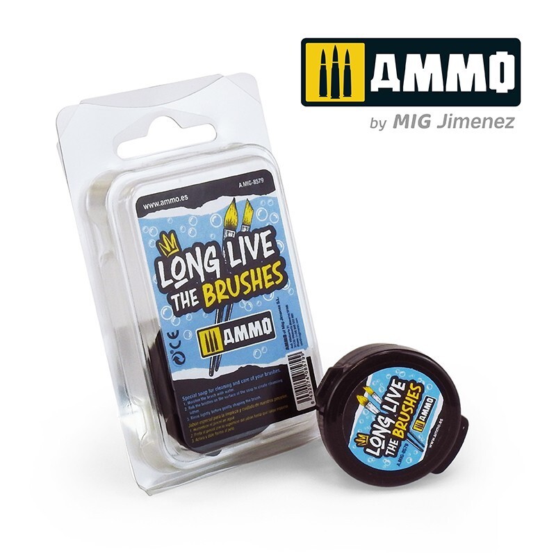 Mig Ammo #8579 Long Live the Brushes - brush cleaner(Soap type)