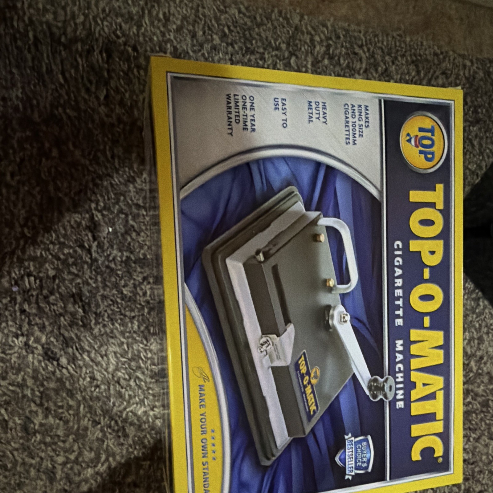 Top-O-Matic Cigarette Rolling Machine King Size 100mm