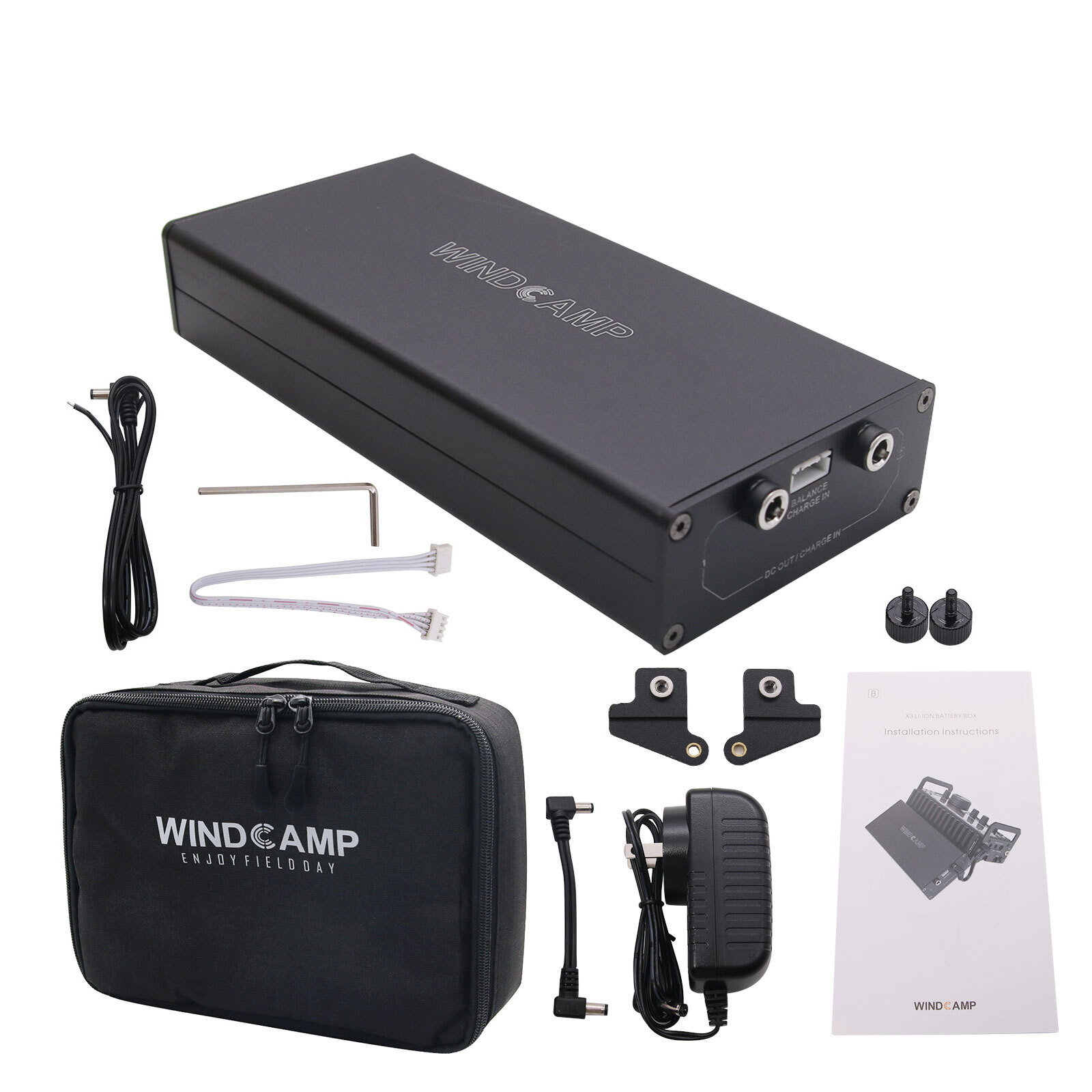 X3 18650 Battery Box Power Bank +Radio Bag for Elecraft KX3 Transceiver Ham #TZT