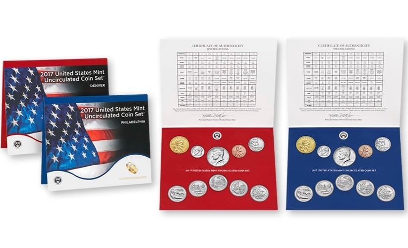 2017 U.S. Mint Uncirculated Coin Set with Box  *JE
