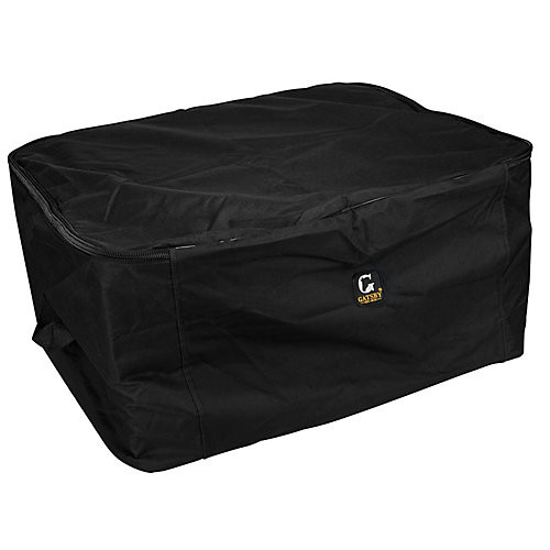 Gatsby Nylon Large Clear Panel Storage Bag Black