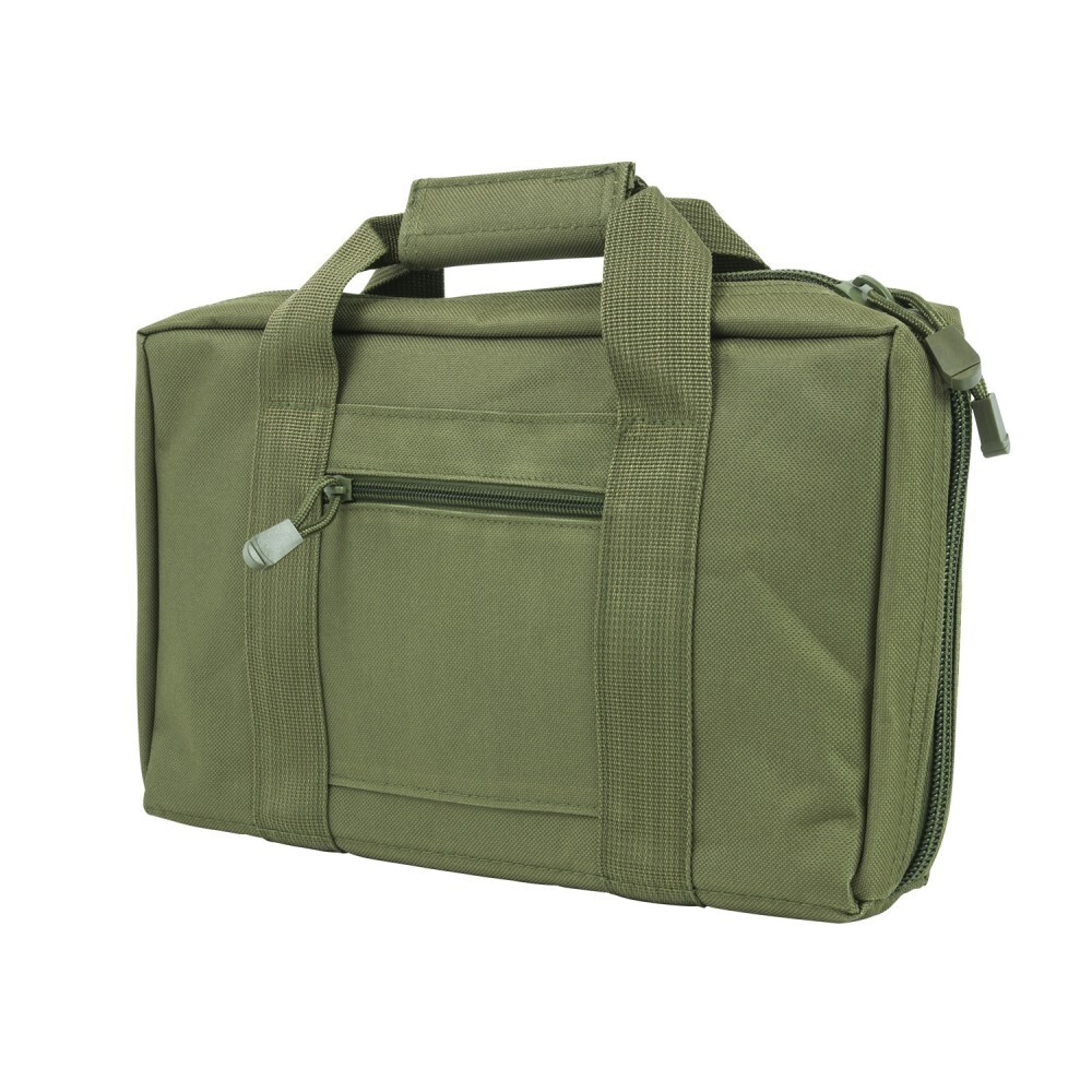 VISM Green 2 Pistol Gun Case Fits Hk USP P2000 VP40 VP9 P30L Hk45 Beretta 92 96