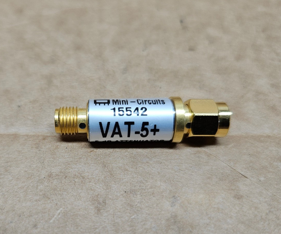 Mini-Circuits VAT-5+ attenuator, 50 ohms