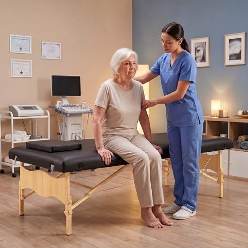 AceOrbit 73" x 33" x 24" Low Level Portable Folding Massage Table Adjustable