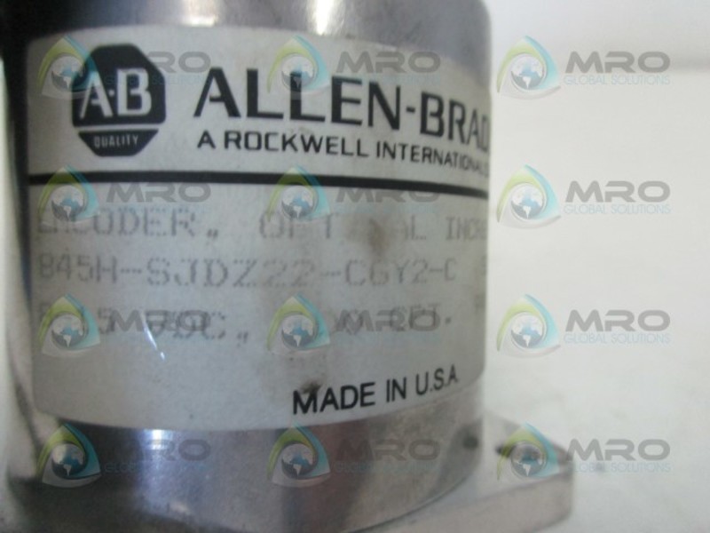 ALLEN BRADLEY 845H-SJDZ22-CHY2-C INCREMENTAL ENCODER UNMP