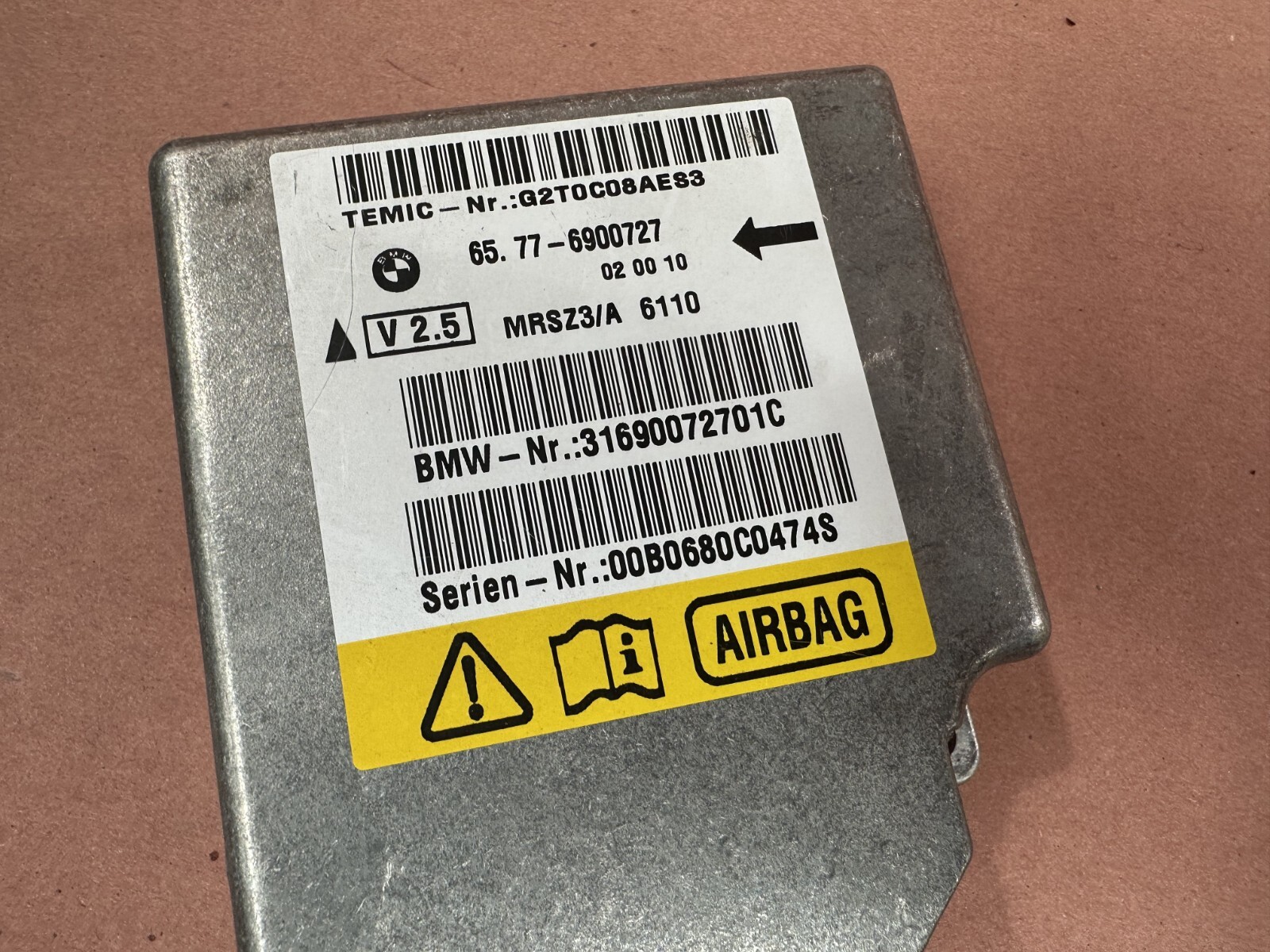BMW E38 740IL E39 M5 E52 E53 Control Unit Module Brain Computer OEM 110K Miles