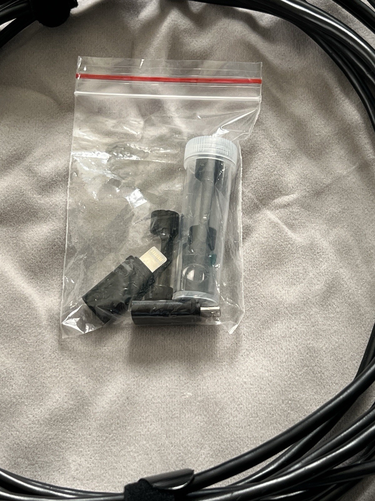 Inspection Camera 6 LED 1920p App- IOS/Android Endoscope Borescope Working EUC