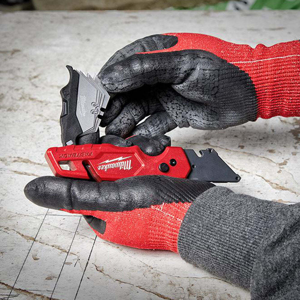 Milwaukee 48-22-1502 FASTBACK Durable Folding Utility Knife w/ Blade Storage