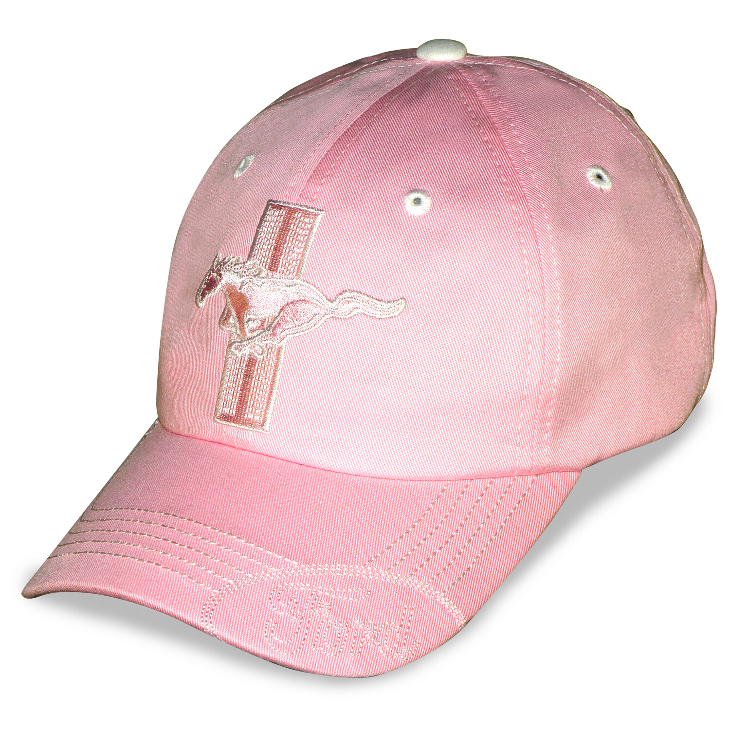 Pink Mustang Tri-Bar Hat - We're the World's LARGEST Mustang Lifestyle Business!