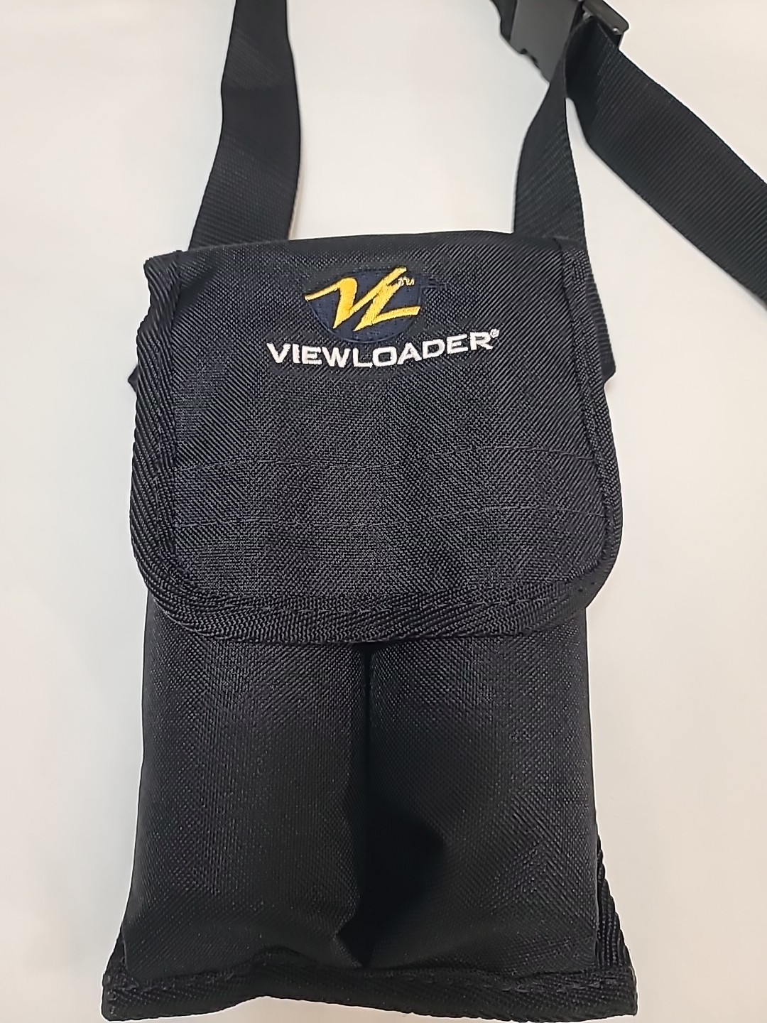 VIEWLOADER Paintball Black Canvas Shoulder Bag With 2 Plastic Containers