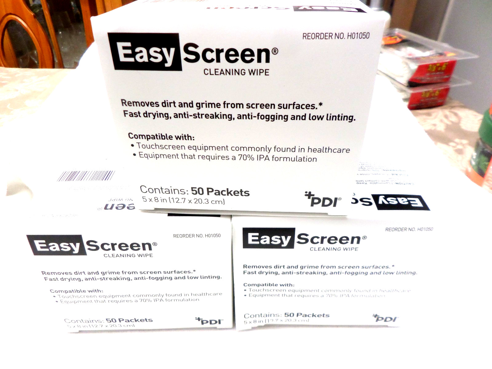 Easy Screen Cleaning Wipes, Electronic Screen Cleaning, Laptops, Monitors,