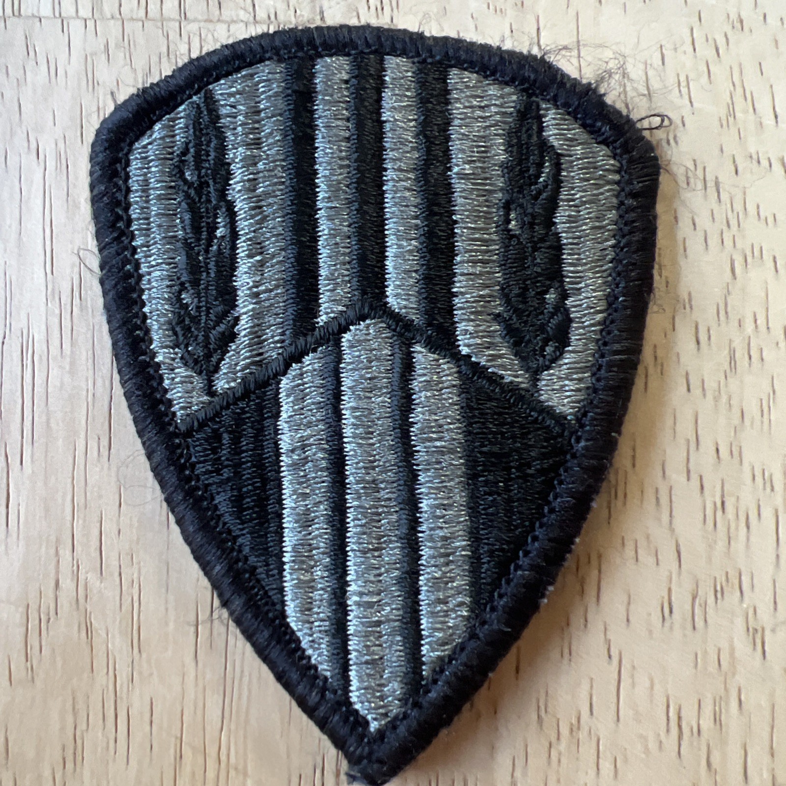 MILITARY PATCH US ARMY HOOK LOOP BACK FOR ACU UNIFORM