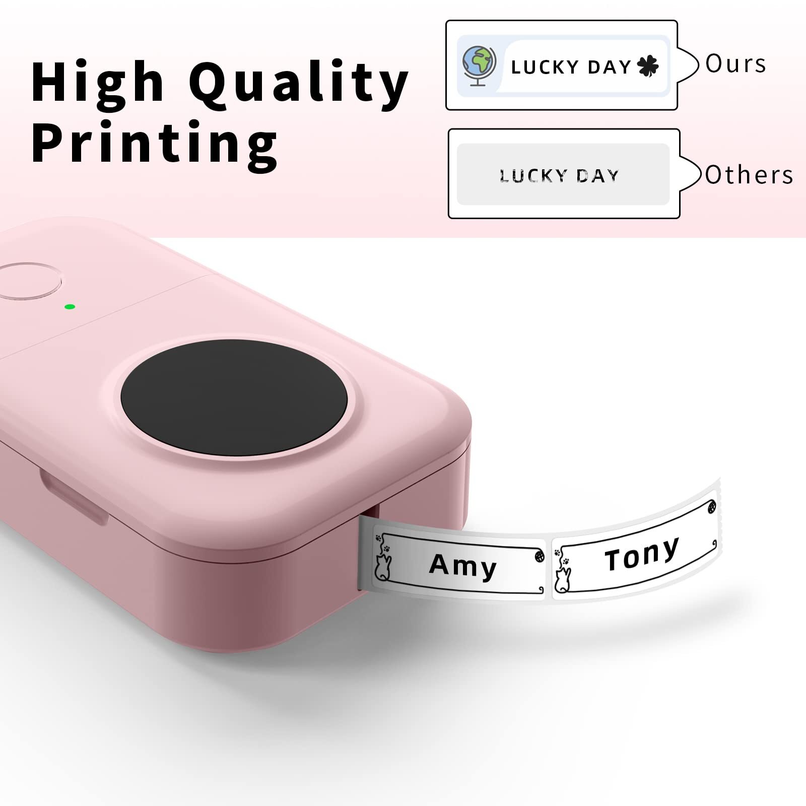 Label Maker Machine D30 Portable Handheld Bluetooth mini Label maker Printer ...