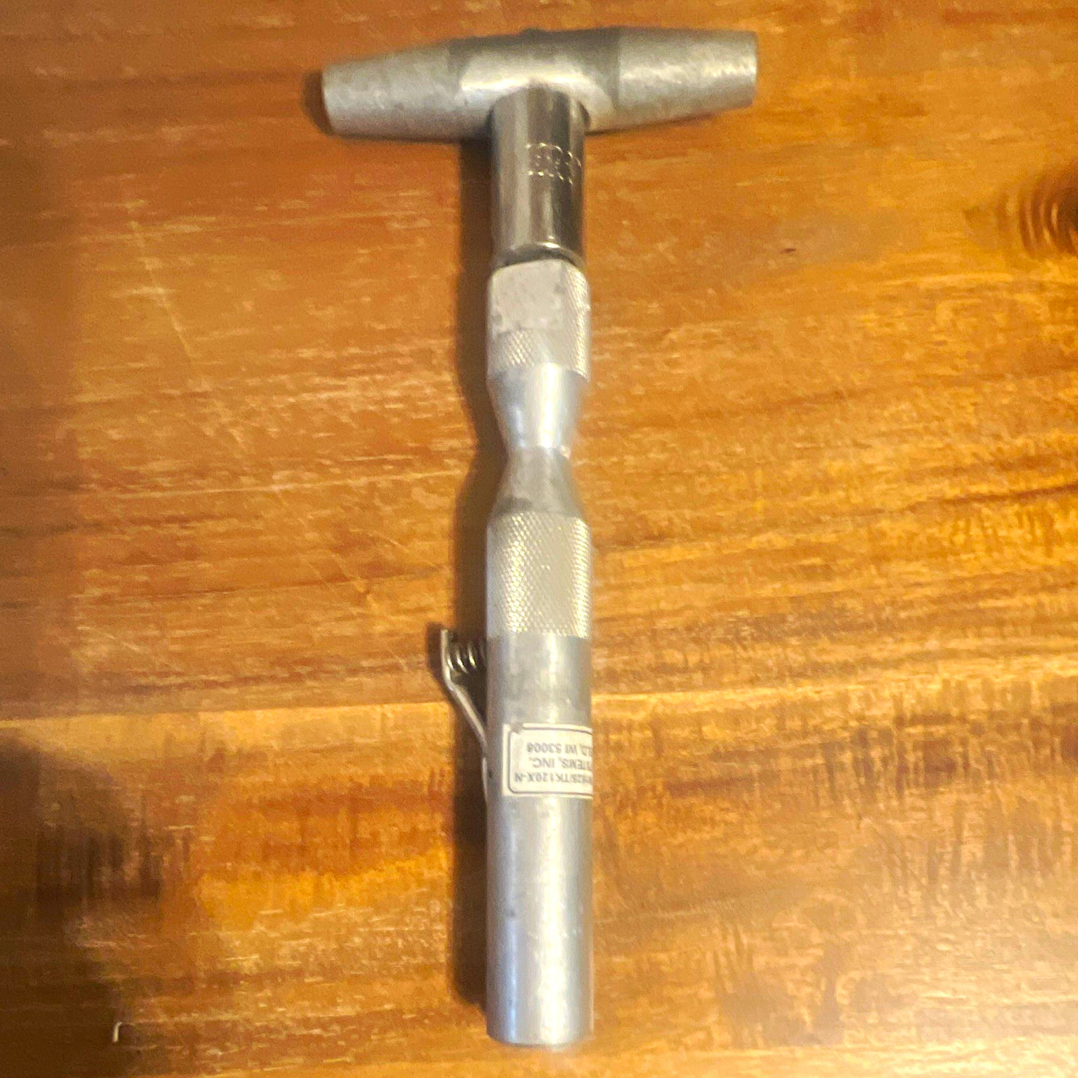 Speed Systems Torque Probe T-Handle Wrench Tool, Knurled Handle, Used