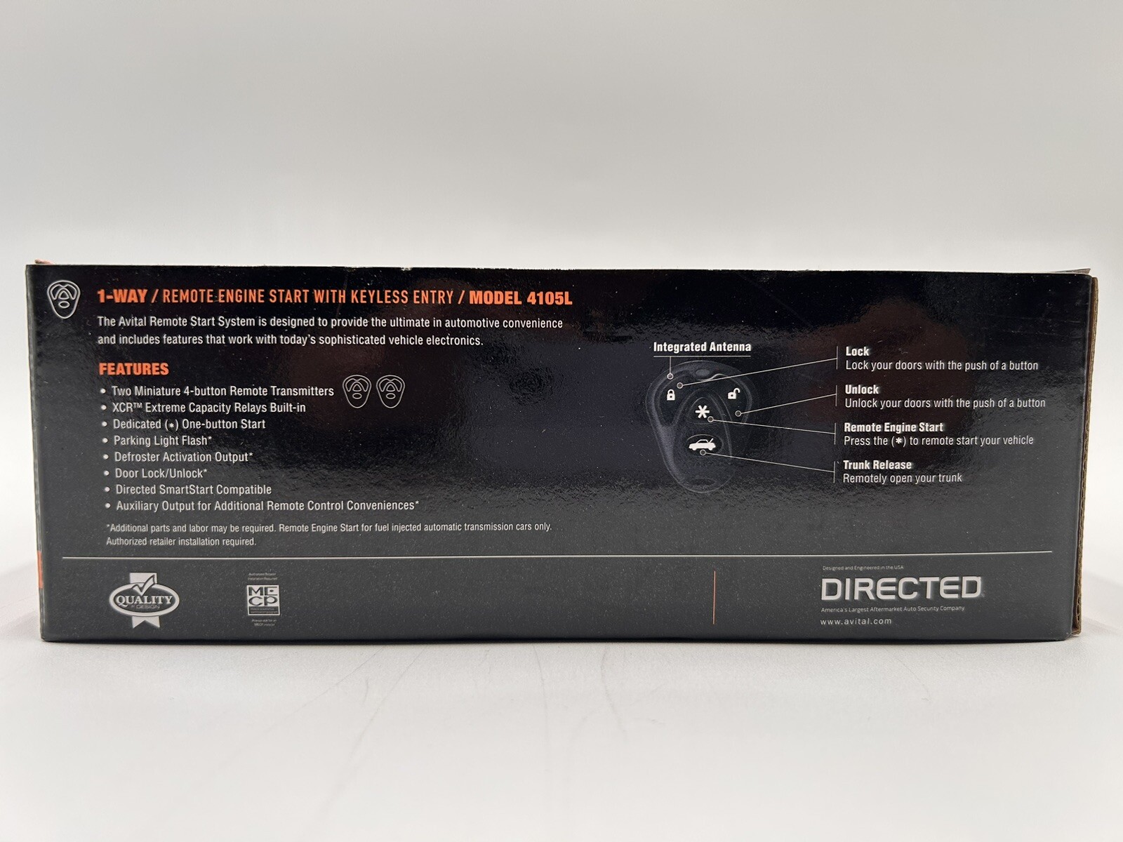 DEI AVITAL 4105L 1-way Remote Start With Keyless Entry