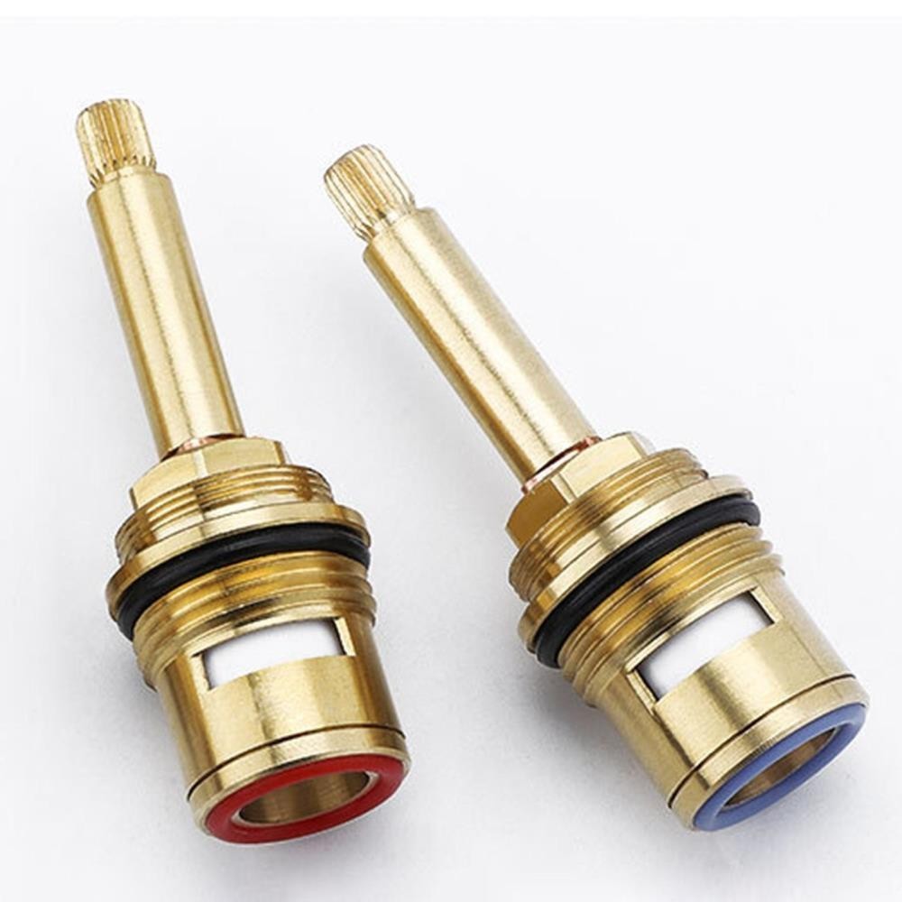 Brass Ceramic Stem Disc Cartridges Faucet Valves Replacement Washroom Tap  [