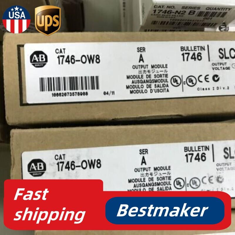 New Sealed AB 1746-OW8 SLC 500 8 Point Relay Output Module 1746OW8 US Free Tax